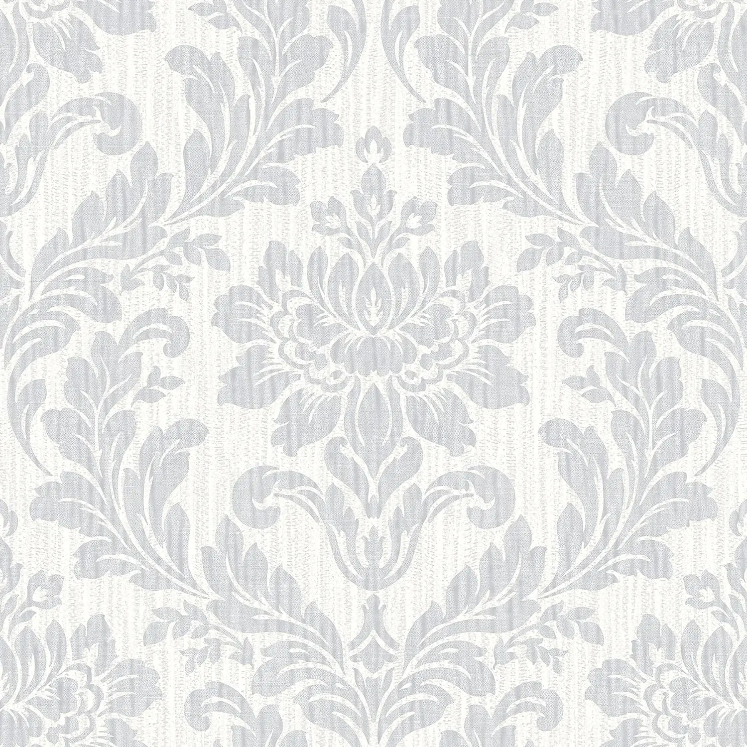 Galois Light Grey Damask